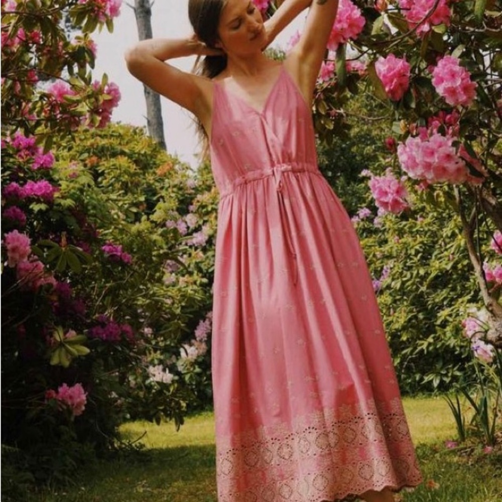 Christy Dawn Lincoln Dress in Cherry Blossom Embroidery